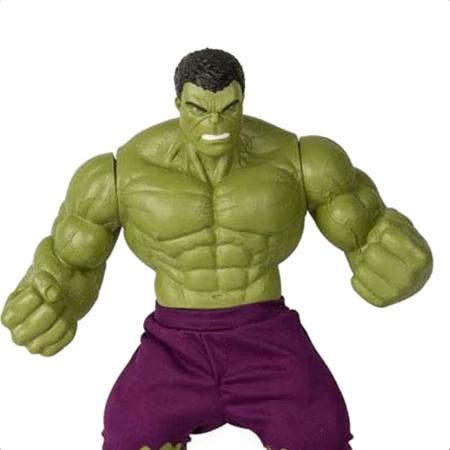 Imagem de Boneco Colecionável Hulk Verde Revolution Gigante 45CM Articulado +De 3 Anos Brinquedo Mimo Toys - 0516