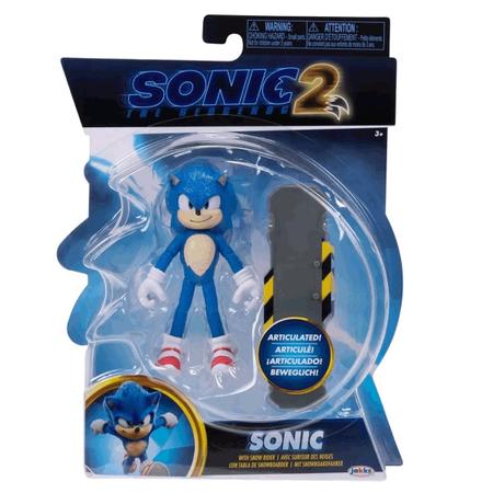 Boneco Sonic Articulado 10cm Sonic 2 O Filme - Candide