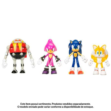 Boneco Sonic Articulado - Sonic Candide 3407 - Jakks - Bonecos - Magazine  Luiza