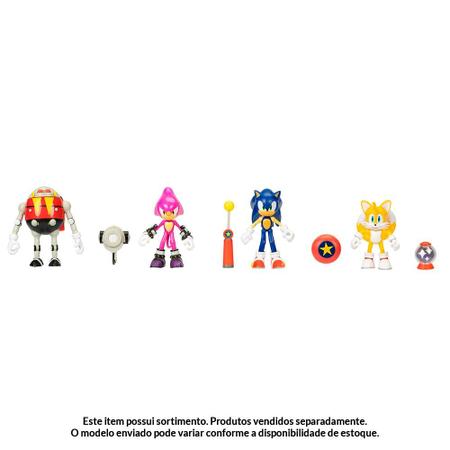 Boneco sonic the hedgehog articulado 3407 - Candide - Bonecos - Magazine  Luiza