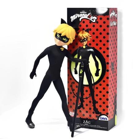 Boneco Cat Noir Miraculous 55cm - Baby Brink