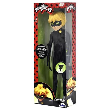 Boneco Cat Noir 55cm Grande Articulado Miraculous Baby Brink - Bonecos -  Magazine Luiza