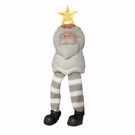 Imagem de Boneco De Cerâmica Enfeite De Natal Decorativo Variados Com Led