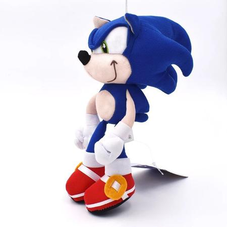 Boneco Pelucia Sonic Sega Musical 28cm