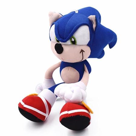 Boneco Pelucia Sonic Sega Musical 28cm