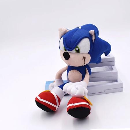 Bonecos Turma do Sonic Pelúcia Musical 28 cm