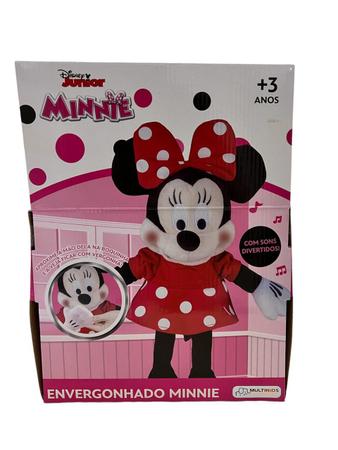 Imagem de Boneco De Pelúcia Disney Minnie Envergonhada 33cm-Multikids