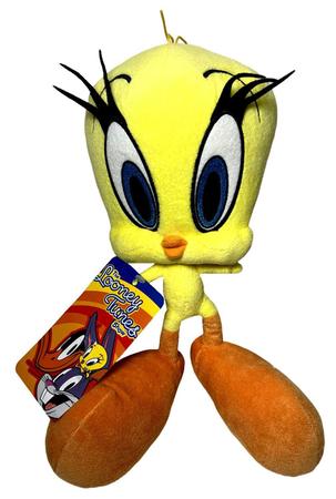 Boneco De Pelúcia Pássaro Passarinho Amarelo Personagem Piu Piu