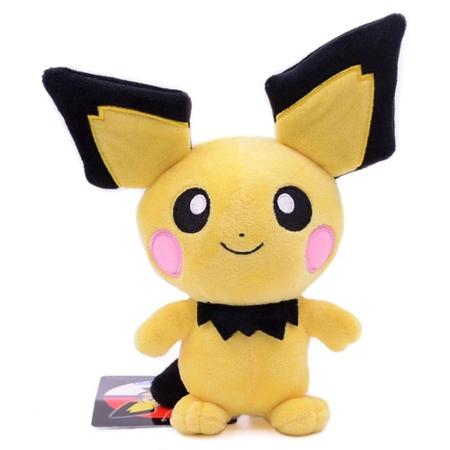 Brinquedo Boneco de Pelúcia Pokemon Pikachu 18 Centimetros no Shoptime