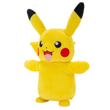 Pokemon - Pikachu Pelúcia com Luz e Som 30cm - Sunny - MP Brinquedos