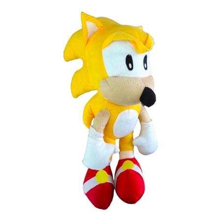 Boneco Sonic pelúcia