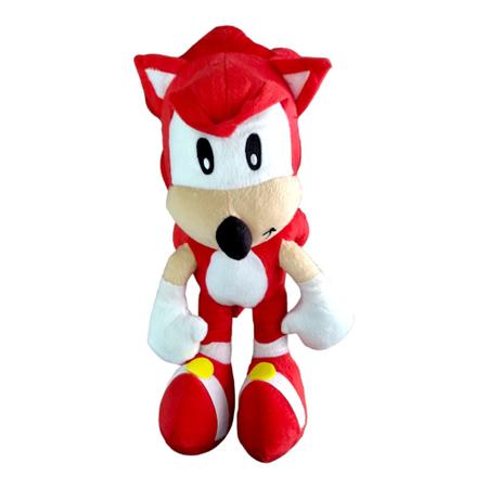 Boneco Pelúcia Sonic Grande 36 Cm Antialérgico