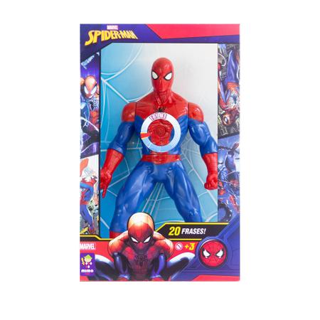 Imagem de Boneco de Vinil Gigante Homem Aranha com 20 Frases - 58cm