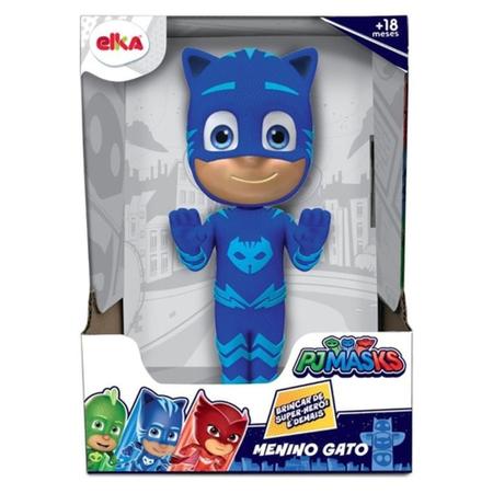 Imagem de Boneco de Vinil Macio - Menino Gato - Pj Masks - Elka