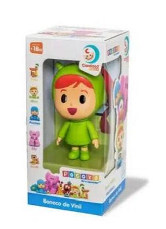 Imagem de Boneco de Vinil Nina Pocoyo 3021- Cardoso Toys