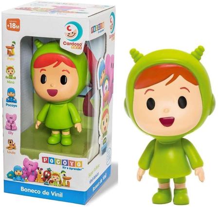 Boneco Nina De Vinil Macio Desenho Infantil Pocoyo - Cardoso em Promoção na  Americanas