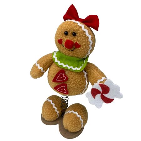 Boneco Decor Natal Enfeite cookie 20cm - A casa Imagem de Boneco Decor Natal Enfeite cookie 20cm