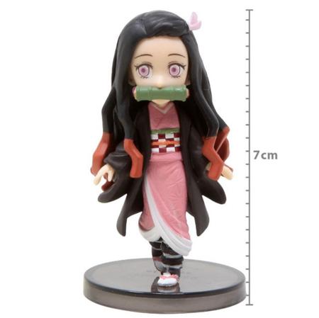 Boneco Figure para coleção Nezuko Kamado Anime Kimetsu no Yaiba