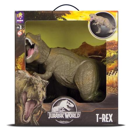 Imagem de Boneco Dinossauro Jurassic World Gigante Articulado Ação T-R