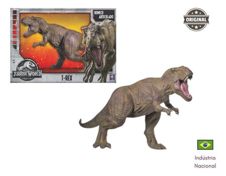 T-Rex Dinossauro de Brinquedo Realista Articulado Jurassic