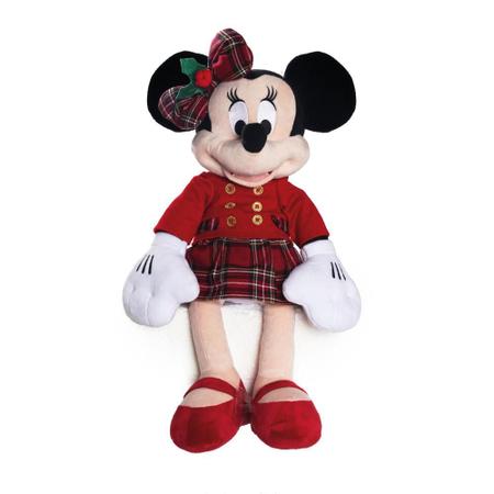 Imagem de Boneco Disney Minnie Mouse Xadrez 45cm 1750563
