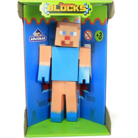 Boneco do steve minecraft