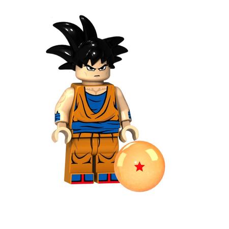 Boneco Dragão Ball Filho Goku Super Saiyajin - Chinesa - Boneco Dragon Ball  - Magazine Luiza