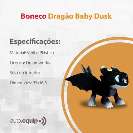 Boneco Dragon Baby Eclipse Dreamworks Vinil Resistente Como Treinar Seu  Dragão Brinquedo Infantil na Americanas Empresas