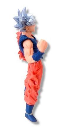 Boneco Dragón Ball Goku Prata 16cm Coleção Brinquedo - Araujo