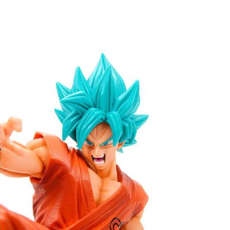 Estátua Son Goku Super Sayajin Deus Blue: Dragon Ball Super