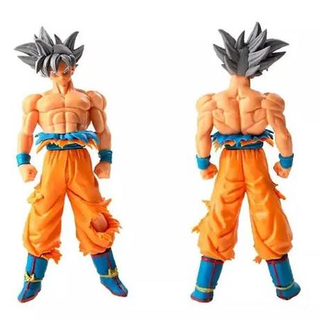 Boneco Dragon Ball Z Goku Instinto Superior Articulado + Acessórios 15 cm  Action Figure Colecionável Presente De Aniversário Decoração