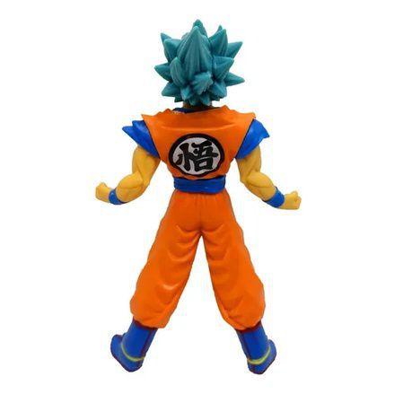 Boneco grande Goku Super Sayajin Blue cabelo azul Dragon Ball Z