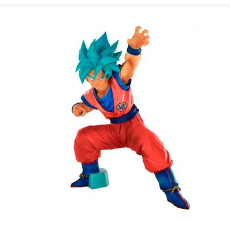 Boneco Dragon Ball Super Goku Super Saiyajin Blue Big Size King Clustar  Bandai Banpresto