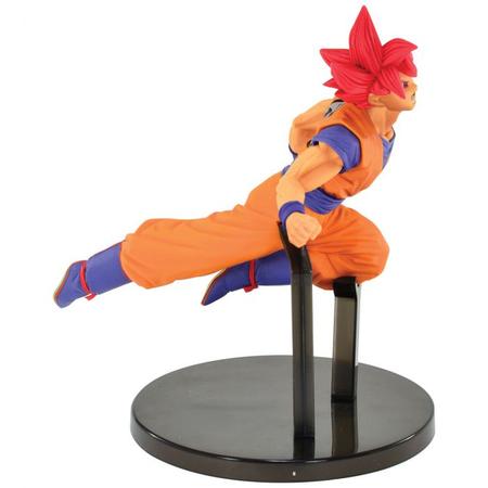 Boneco Dragon Ball Super Goku Super Sayajin God - Bandai - Bandai