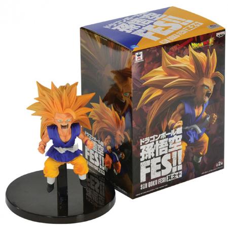 Boneco Dragon Ball Goku Super Sayajin 3 Articulado Original Bandai - MUNDO  KIDS