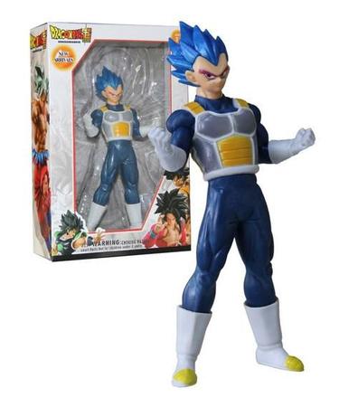 Em estoque bandai original dragon ball prata cabelo goku azul cabelo vegeta  troncos vegetto cabelo azul goku figura de ação anime