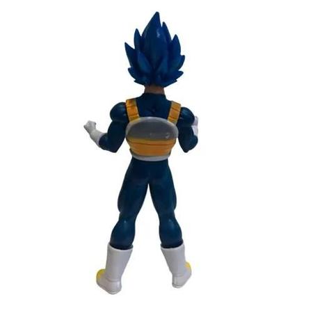 Boneco grande Goku Super Sayajin Blue cabelo azul Dragon Ball Z