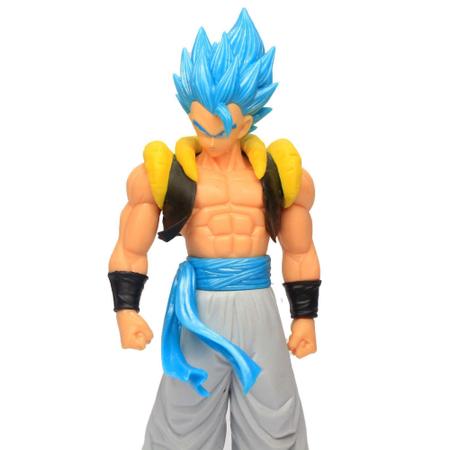 Boneco dragon ball vegeta super sayajin god 18 cm