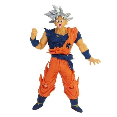 Boneco Dragon Ball Z Goku 20cm Cinza Ultra Instinct Prateado - DS - Bonecos  - Magazine Luiza