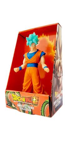 Goku Blue Dragon Ball Z Boneco Collection Grande 26cm Caixa