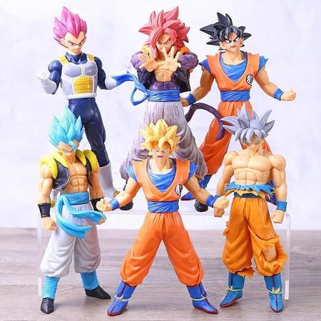 Kit 2 Bonecos Dragon Ball Z Goku Super Saiyajin E Vegeta Ssj - Super Size  Figure Collection - Colecionáveis - Magazine Luiza