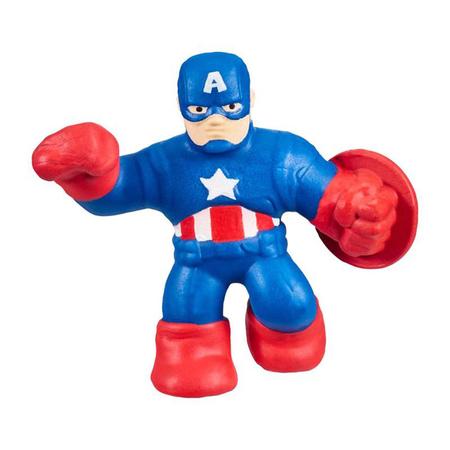 Boneco Elástico que Estica Capitão América Sam - Goo Jit Zu - Shop Macrozao