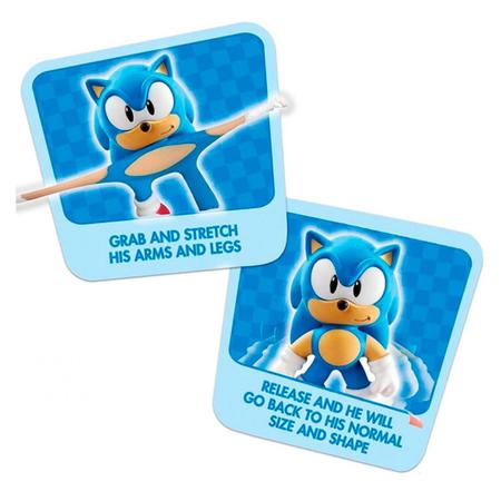 Sonic Elástico Brinquedo Estica Classico 13cm - Dourado - Shop Macrozao