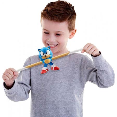 Boneco Elástico que Estica Sonic Classico 13cm - Goo Jit Zu - Shop Macrozao