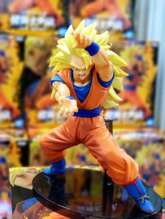 Boneco Dragon Ball - Goku Super Saiyan 3 - 10cm Banpresto - Colecionáveis -  Magazine Luiza