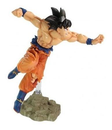 Boneco Estátua Goku Criança Dragon Ball Z 18cm C/ Base