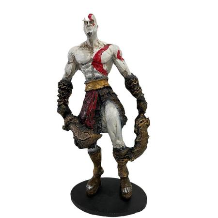 Imagem de Boneco Estatueta Kratos God of War Resina 20cm