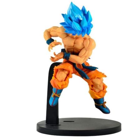 Boneco Goku Original Dragon Ball Collection Ssj Blue - Azul - Boneco Dragon  Ball - Magazine Luiza