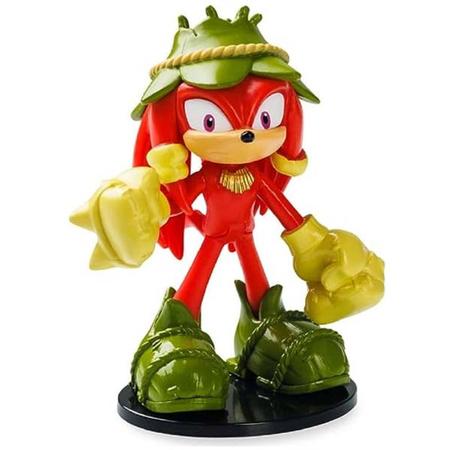 Personagem Sonic Knuckles bordado de 7,6 cm de altura com ferro no patch