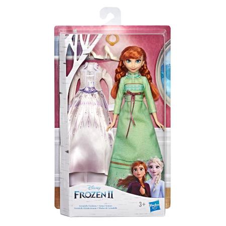 Imagem de Boneco Frozen Troca De Roupa Anna E5500 - Hasbro